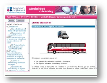 Visualización de las páginas