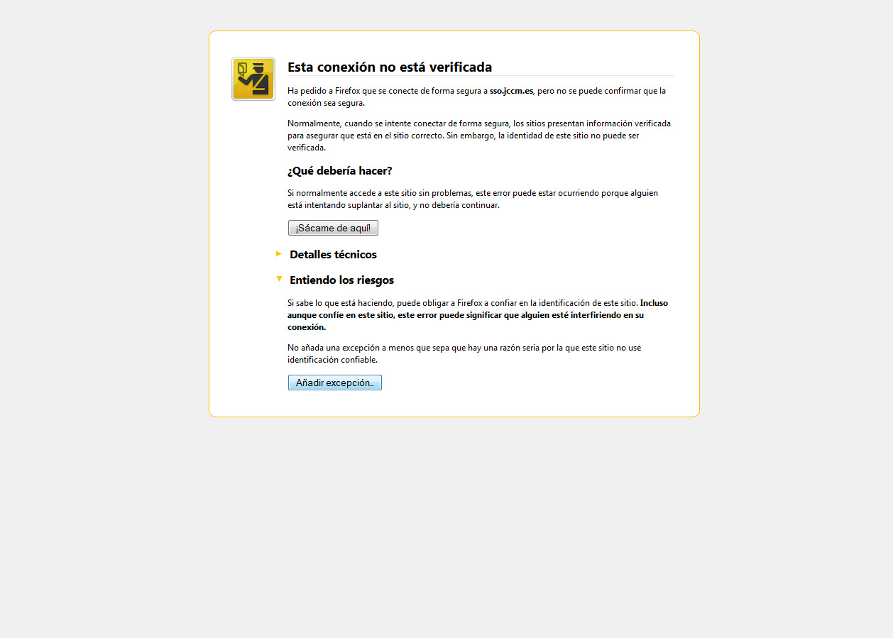 Aviso Firefox 4 2014